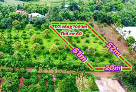 Lô đất vườn thổ cư tiềm năng, vị trí đẹp, thanh khoản tốt
