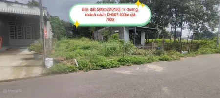 Bán đất 500m2(10*50) 1/ đường nhánh cách dh507 400m giá 700tr