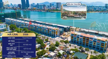 Shophouse mặt tiền trần hưng đạo, view sông hàn giá tốt nhất gđ1sở hữu lâu dài, tặng 2 lượng vàng