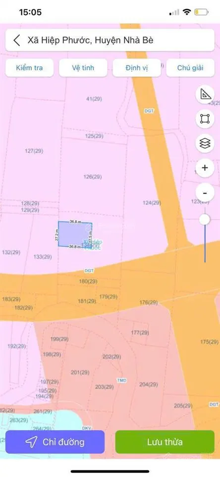 Bán 1.000m đất nông nghiệp khu gò me, xã hiệp phước, nhà bè