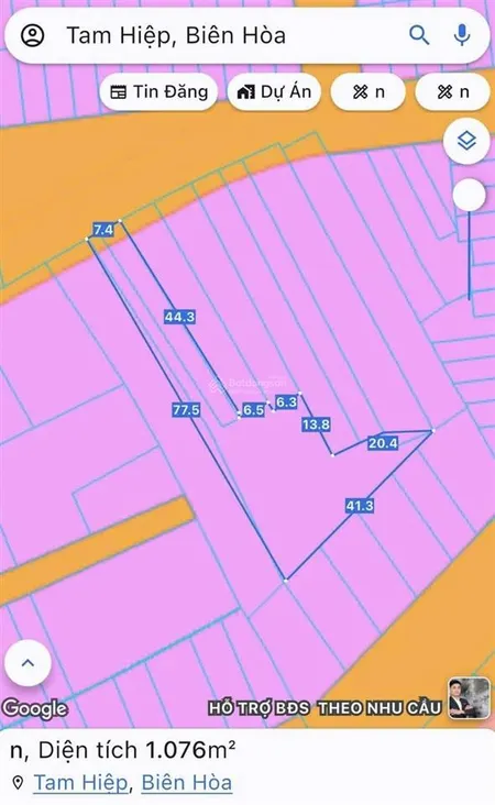 Bán 1000m2 đất full thổ cư ngay bệnh viện đồng nai giá siêu ngộp chỉ 18,5tr/m2