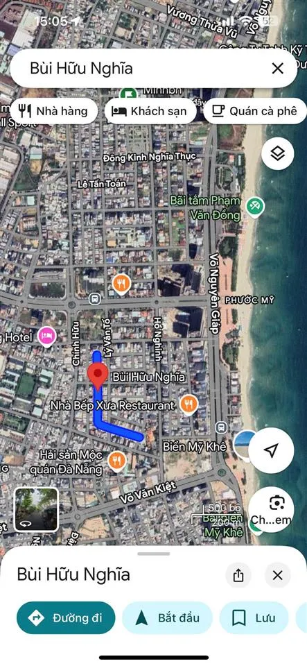 Bán cặp đất đẹp 164m2 đường bùi hữu nghĩa, gần biển mỹ khê, sơn trà