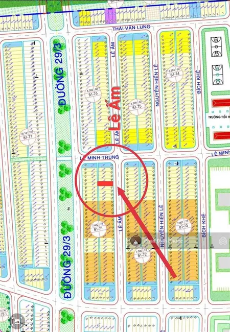 Bán đất đường lê ấm hướng đông nam