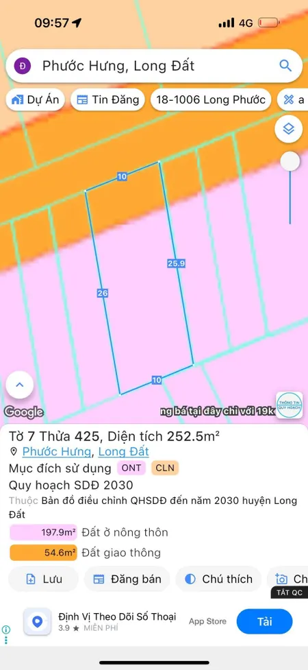 200m2 thổ cư tổng diẹn tích 235,5 m2