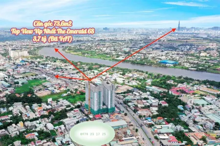 Căn góc ban công lồi 180 độ view sông sg & landmark 81 tại the emerald 68 chỉ 3,7 tỷ (đã vat)