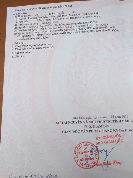 Bán đất 159.8m² giá 2.35 tỷ Phường Buôn Ma Thuột