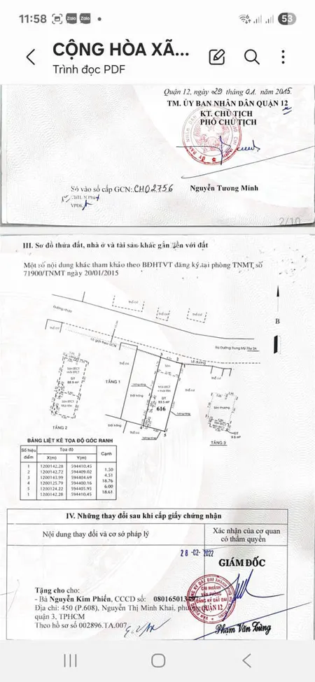 NHÀ 3 TẦNG (6x19) MẶT TIỀN NHỰA 12M TRUNG MỸ TÂY 2A, Q12 GIÁ 7.9 TỶ