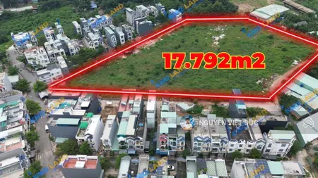 Bán gấp quỹ đất 1,79 ha 3 mặt tiền khu đô thị ngay ngã tư miếu ông cù cho khách làm dự án