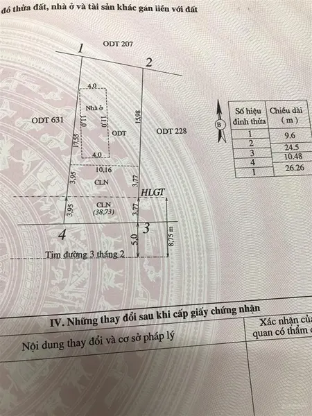 Bán đất mặt tiền đường 3/2 hà lam, thăng bình, qn