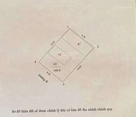Bán mảnh đất quan hoa cầu giấy xây ccmn cực đẹp 140mmt 9.7m mặt ngõ thông 29 tỷ