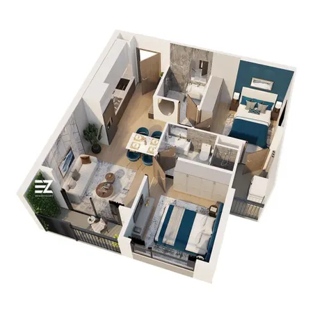 Bán nhanh căn hộ cc tại zurich, 57m², view thoáng, giá rẻ nhất chỉ tầm 3.65 tỷ
