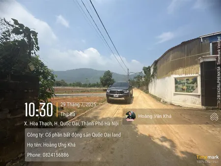 Bán đất 100m toàn bộ đất ở thôn thắng đầu, phú cát đường 2 ô tô tránh nhau