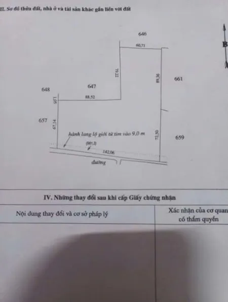 Chủ cần bán nhanh lô đất tại ấp 7 tiến hưng, đồng xoài, giá 17ty, 142m mặt tiền