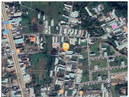 Bán đất 102.1m² ngang 5m giá 1.29 tỷ Xã Long Cang
