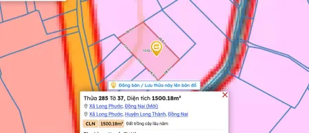 Bán Đất Nông Thôn Mặt Tiền Đường 4m – Gần Sân Bay, Quốc Lộ 51 – Vị Trí Đẹp