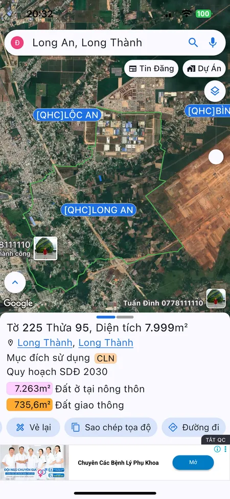 Đất tìm năng ngay cạnh sân bay long thành giá ngộp lắm rồi . 0784 064 678