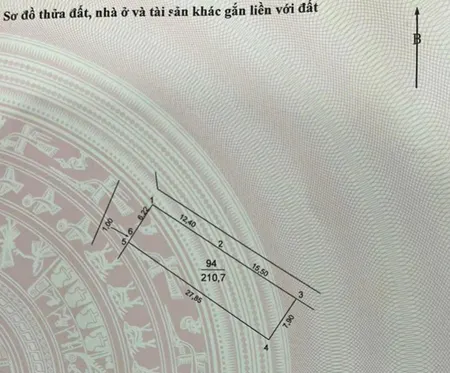 Bán đất 210.7m² ngang 6.23m  Xã Thư Lâm