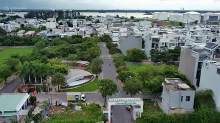 Bán đất nền góc 2 mặt tiền đường 7,8 tỷ 110m kdc anh tuấn green riverside huỳnh tấn phát nhà bè