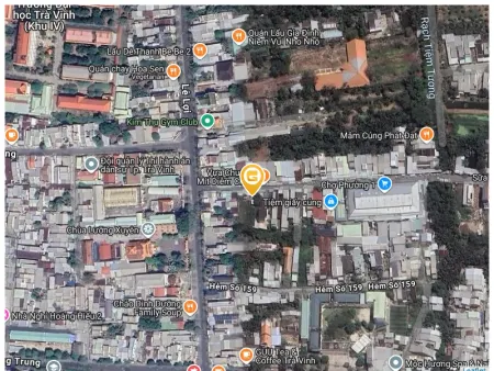 Bán đất mặt tiền chợ Phường 1 TP. Trà Vinh, 166m² ngang 5m giá 3.25 tỷ Phường Trà Vinh