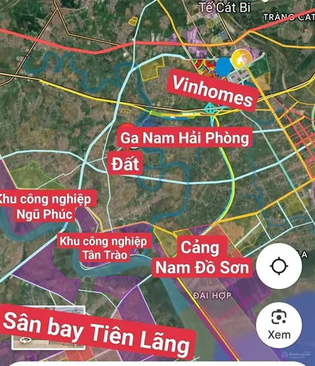 Lô góc đường nhựa thanh sơn, kiến thụy gần chợ, trường giá rẻ
