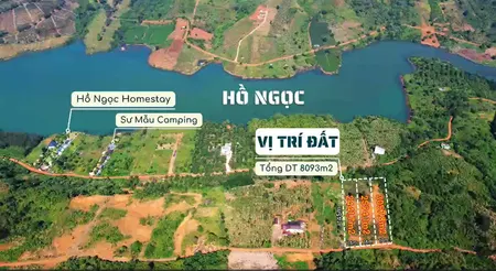 🏞️ ĐẤT VIEW HỒ NGỌC – LỘC TÂN, BẢO LỘC - CỰC ĐẸP - PHÙ HỢP NGHỈ DƯỠNG