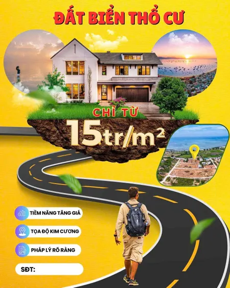 Bán đất 120m² ngang 6m giá 1.95 tỷ Xã Vĩnh Hải