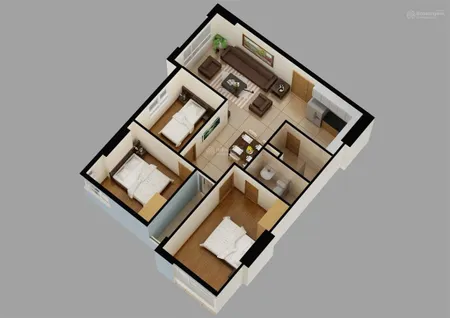 Cam kết thông tin thật, không đăng ảo để lấy thông tin khách căn góc 3 phòng ngủ 85m2, giá 4,69tỷ