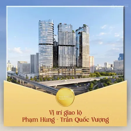 Bán căn hộ sun cầu giấy 63.65m2 tts giá 10.97 tỷ vị trí trung tâm tiện ích ngập tràn