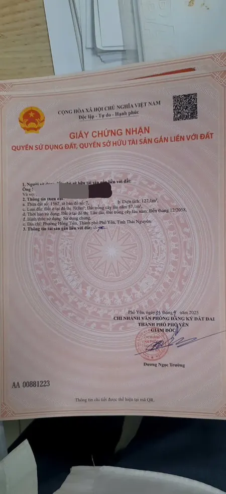 Em bán 2 lô liền kề khu hồng tiến sát cạnh sam sung phổ yên