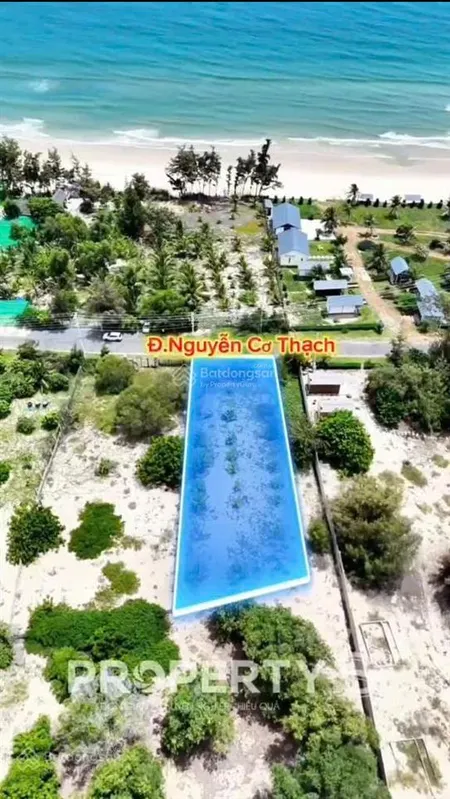 Bán 662m2 đất sẵn sổ nở hậu 14m mặt tiền nguyễn cơ thạch