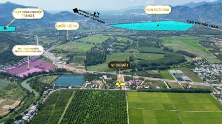 Bán cặp lô đẹp vuông vức trong khu dân cư gần ngay KCN Suối Dầu và đường nhánh Cao tốc BN