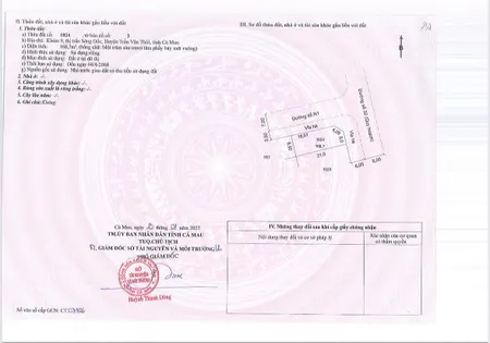 Bán đất nền dự án Thị trấn Sông Đốc, Trần Văn Thời, Cà Mau, 35 tr/m2, 168 m2