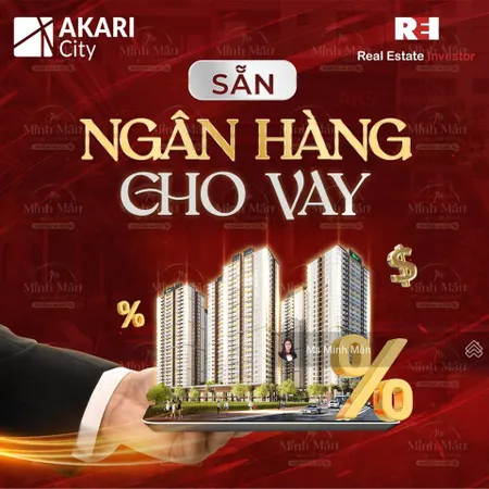 Bán giá lỗ căn hộ sổ hồng akari nam long giai đoạn 2, 2pn 80m2 võ văn kiệt bình tân, nhà mới giao
