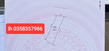 Bán đất 54m² ngang 4m giá 1.55 tỷ Xã Sóc Sơn