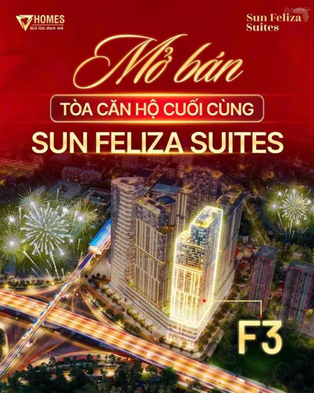 Căn độc quyền 2 ngủ view nội khu dự án sun feliza cầu giấy