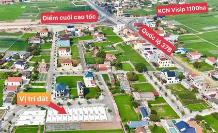 Mua đất cạnh kcn visip gọi ngay cho tôi, 93m2, mt 5m chỉ 2.15 tỷ, ngay điểm cuối cao tốc