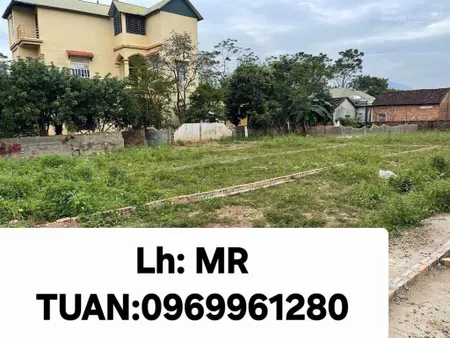 Lô đất 101.4m2 phân lô, tại hương sơn bình xuyên, mặt tiền 5.1m, sổ đỏ trao tay