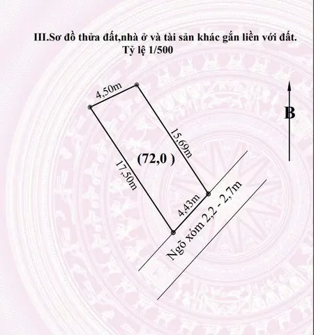 Bán đất 72m² ngang 4,50m giá 1.27 tỷ Phường Hòa Bình lh 0382341632 em Liên