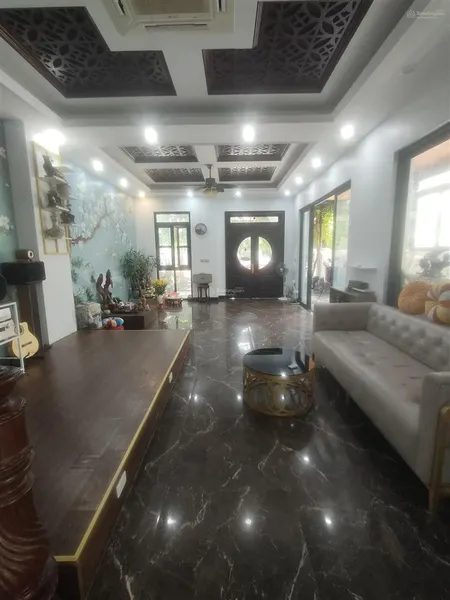 Bán nhà tư đình long biên 208m2 4 tầng, khu quân đội, view bt him lam, vỉa hè, giá 38.5 tỷ