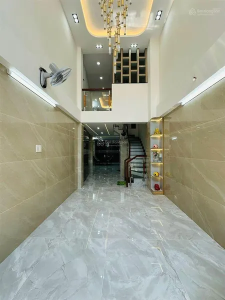 Nhà mới xây ngay chợ an nhơn gò vấp dt 5x13 hxh full nội thất