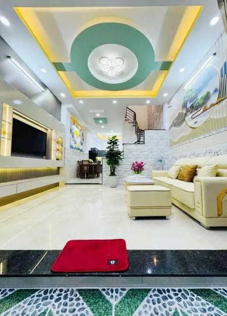 Nhà phố 3 tầng ful nội thất, 64m2 đất, ngay chợ, trường học. đường 59, p14, gò vấp. 5ty950 tl