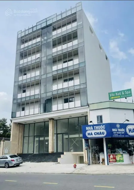 Ngộp bank bán tòa nhà mới mt âu cơ, tân bình 10x32m hầm 9 tầng hđt 300 triệu giá 79 tỷ