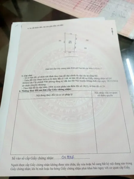 Bán đất 80,2m² ngang 5,3m giá 5.3 tỷ Xã Đông Anh