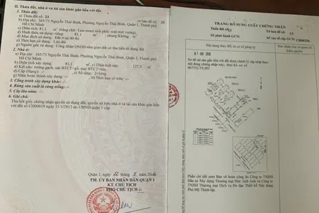 Bán Nhà Hẻm Xe Hơi 165/73 Nguyễn Thái Bình, P. Nguyễn Thái Bình, Quận 1