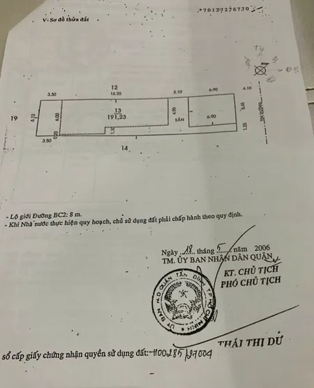 Bán Nhà Mặt Tiền 12 Bàu Cát 2, Phường 14, Q. Tân Bình.
