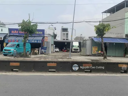 Lô đất mặt tiền gần 1000m2, ngang 21m đường lê thị riêng, thới an, cho thuê 400tr/ 1năm