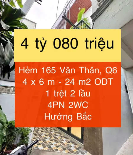 Nhà đẹp 4 phòng Văn Thân chỉ 4.08 tỷ !