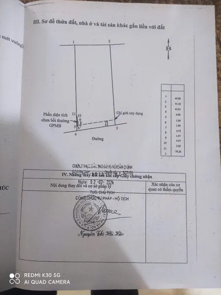 Bán đất 3900m² ngang 43m giá 48 tỷ Xã Bình Xuyên