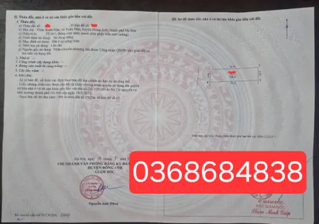 Bán đất 59.4m² ngang 4m giá 4.2 tỷ Xã Thư Lâm