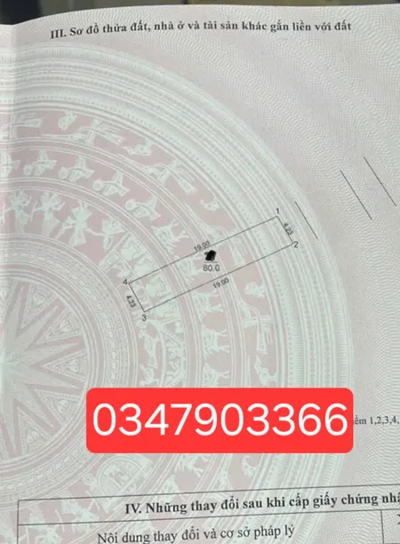 Bán đất 80m² ngang 4.23m giá 11.2 tỷ Xã Phúc Thịnh